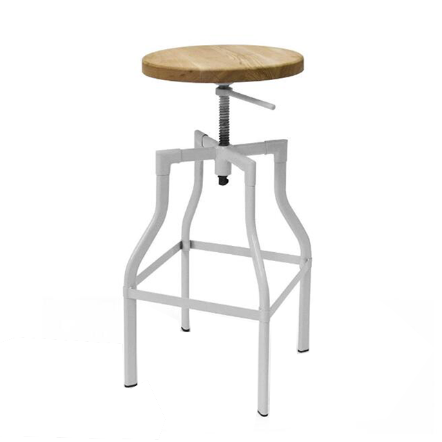 Moderno restaurante de metal ajustable en altura Cafe Home Silla de Comedor Taburete de bar (ZG21-062)