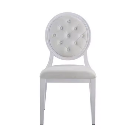 Silla de banquete de comedor de boda apilable con botón sencillo y moderno de madera de gran oferta (ZG11-005)