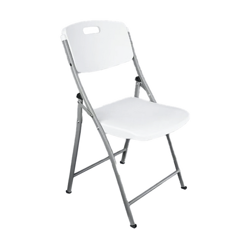 Venta caliente popular silla plegable de plástico al aire libre blanco fácil llevar silla de camping (ZG26-017)