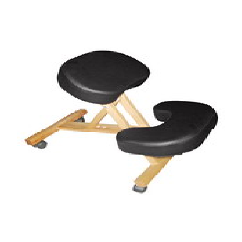 Venta caliente portabilidad corrección de postura arrodillarse ergonómico plegable taburete de madera para arrodillarse para uso de masaje (ZG28C-003)