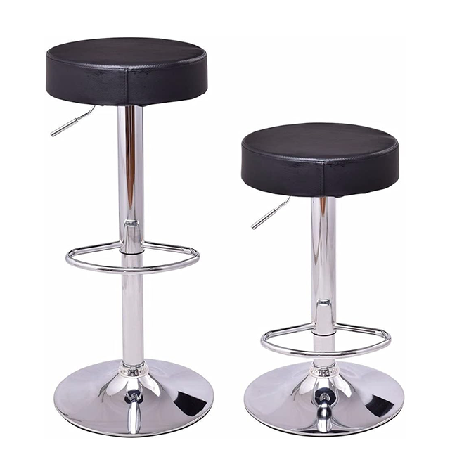 Venta directa de fábrica, taburetes de cocina de altura ajustable, cafetería, bistró, taburete de bar de metal, silla (ZG18-022)